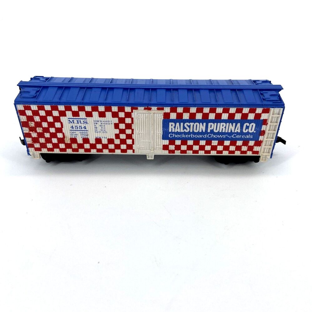 TYCO HO Scale M.R.S. 4554 Ralston Purina Box Car